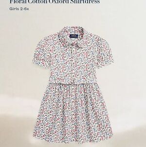 Polo Ralph Lauren Floral Cotton Oxford Shirtdress